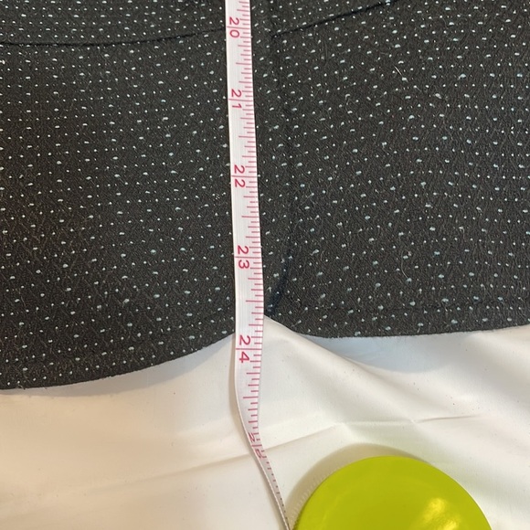 Jones New York Suit black with small dots of turquoise size 12 - Picture 13 of 13